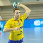 18.02.2021. Kielce. Liga Mistrzów. Mecz Łomża Vive Kielce - Elverum Handball / Wiktor Taszłow / Radio Kielce