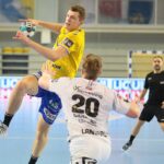 18.02.2021. Kielce. Liga Mistrzów. Mecz Łomża Vive Kielce - Elverum Handball / Wiktor Taszłow / Radio Kielce