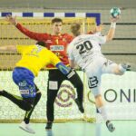 18.02.2021. Kielce. Liga Mistrzów. Mecz Łomża Vive Kielce - Elverum Handball / Wiktor Taszłow / Radio Kielce