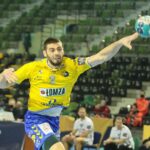 18.02.2021. Kielce. Liga Mistrzów. Mecz Łomża Vive Kielce - Elverum Handball / Wiktor Taszłow / Radio Kielce