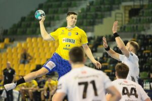 18.02.2021. Kielce. Liga Mistrzów. Mecz Łomża Vive Kielce - Elverum Handball / Wiktor Taszłow / Radio Kielce