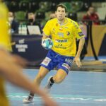 18.02.2021. Kielce. Liga Mistrzów. Mecz Łomża Vive Kielce - Elverum Handball / Wiktor Taszłow / Radio Kielce