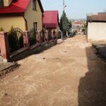 25.02.2021. Chęciny. Prace budowlane przy rewitalizacji chęcińskich uliczek / Wiktor Taszłow / Radio Kielce