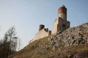 25.02.2021. Chęciny. Zamek Królewski w Chęcinach / Wiktor Taszłow / Radio Kielce