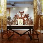 26.02.2021. Kielce . Wystawa Tomasza Kulki "Triumf i upadek domu pana mego" w galerii Winda / Wiktor Taszłow / Radio Kielce