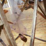 26.02.2021. Kielce . Wystawa Tomasza Kulki "Triumf i upadek domu pana mego" w galerii Winda / Wiktor Taszłow / Radio Kielce