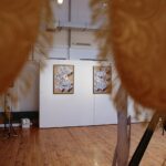 26.02.2021. Kielce . Wystawa Tomasza Kulki "Triumf i upadek domu pana mego" w galerii Winda / Wiktor Taszłow / Radio Kielce