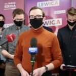 27.02.2021. Kielce. Konferencja Federacji Młodych Socjaldemokratów. Przemawia Jakub Pietrzak - wiceprzewodniczący FMS / Wiktor Taszłow / Radio Kielce
