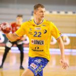 06.02.2021. Kielce. Zaległy mecz 12. kolejki PGNiG Superligi: Łomża Vive - Stal Mielec. Na zdjęciu: Władysław Kulesz / Wiktor Taszłow / Radio Kielce