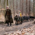 27.02.2021. Zgórsko. Złożenie wieńców i zniczy w miejscu ekshumacji Żołnierzy Wyklętych / Wiktor Taszłow / Radio Kielce