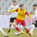 28.02.2021 Kielce. Fortuna 1 Liga. Mecz Korona Kielce - Chrobry Głogów / Wiktor Taszłow / Radio Kielce