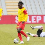 28.02.2021 Kielce. Fortuna 1 Liga. Mecz Korona Kielce - Chrobry Głogów / Wiktor Taszłow / Radio Kielce