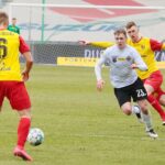 28.02.2021 Kielce. Fortuna 1 Liga. Mecz Korona Kielce - Chrobry Głogów / Wiktor Taszłow / Radio Kielce