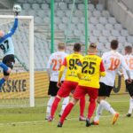 28.02.2021 Kielce. Fortuna 1 Liga. Mecz Korona Kielce - Chrobry Głogów / Wiktor Taszłow / Radio Kielce