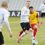 28.02.2021 Kielce. Fortuna 1 Liga. Mecz Korona Kielce - Chrobry Głogów / Wiktor Taszłow / Radio Kielce