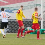 28.02.2021 Kielce. Fortuna 1 Liga. Mecz Korona Kielce - Chrobry Głogów / Wiktor Taszłow / Radio Kielce