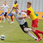 28.02.2021 Kielce. Fortuna 1 Liga. Mecz Korona Kielce - Chrobry Głogów / Wiktor Taszłow / Radio Kielce