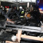 01.02.2021. Skarżysko-Kamienna. Pożar restauracji / Wiktor Taszlow / Radio Kielce