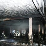 01.02.2021. Skarżysko-Kamienna. Pożar restauracji / Wiktor Taszłow / Radio Kielce