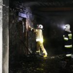 01.02.2021. Skarżysko-Kamienna. Pożar restauracji / Wiktor Taszłow / Radio Kielce