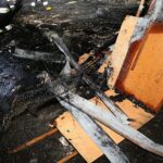 01.02.2021. Skarżysko-Kamienna. Pożar restauracji / Wiktor Taszłow / Radio Kielce