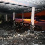 01.02.2021. Skarżysko-Kamienna. Pożar restauracji / Wiktor Taszłow / Radio Kielce