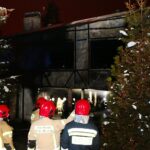 01.02.2021. Skarżysko-Kamienna. Pożar restauracji / Wiktor Taszłow / Radio Kielce