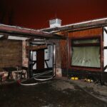 01.02.2021. Skarżysko-Kamienna. Pożar restauracji / Wiktor Taszłow / Radio Kielce