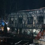 01.02.2021. Skarżysko-Kamienna. Pożar restauracji / Wiktor Taszłow / Radio Kielce