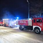 01.02.2021. Skarżysko-Kamienna. Pożar restauracji / Wiktor Taszłow / Radio Kielce