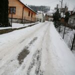 02.02.2021. Chęciny. Zabytkowe uliczki , które przejdą metamorfozę / Wiktor Taszłow / Radio Kielce