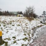 03.02.2021. Kielce. Plac pod budowę parkingu wielopoziomowego na Podkarczówce / Wiktor Taszłow / Radio Kielce