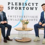 69. Plebiscyt Sportowy - Świętokrzyskie Gwiazdy Sportu 2020. Na zdjęciu (od lewej): Rafał Szymczyk - Radio Kielce, Alex Dujszebajew, Vive Łomża Kielce - 4. miejsce w kategorii Sportowiec Roku / Wiktor Taszłow / Radio Kielce