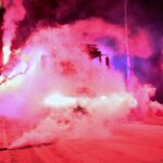 05.02.2021. Niewachlów. Przekazanie nowego wozu strażackiego / Wiktor Taszłow / Radio Kielce