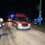 05.02.2021. Niewachlów. Przekazanie nowego wozu strażackiego / Wiktor Taszłow / Radio Kielce