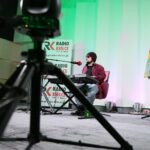 05.02.2021. Studio Gram Radia Kielce. Koncert MarleJah / Wiktor Taszłow / Radio Kielce