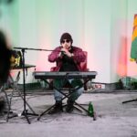 05.02.2021. Studio Gram Radia Kielce. Koncert MarleJah / Wiktor Taszłow / Radio Kielce