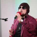 05.02.2021. Studio Gram Radia Kielce. Koncert MarleJah / Wiktor Taszłow / Radio Kielce