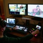 05.02.2021. Studio Gram Radia Kielce. Koncert MarleJah / Wiktor Taszłow / Radio Kielce