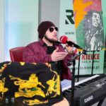 05.02.2021. Studio Gram Radia Kielce. Koncert MarleJah / Wiktor Taszłow / Radio Kielce