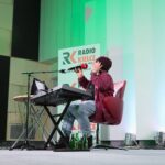 05.02.2021. Studio Gram Radia Kielce. Koncert MarleJah / Wiktor Taszłow / Radio Kielce