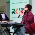 05.02.2021. Studio Gram Radia Kielce. Koncert MarleJah / Wiktor Taszłow / Radio Kielce