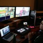 05.02.2021. Studio Gram Radia Kielce. Koncert MarleJah / Wiktor Taszłow / Radio Kielce