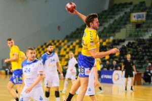 06.02.2021. Kielce. Zaległy mecz 12. kolejki PGNiG Superligi: Łomża Vive - Stal Mielec / Wiktor Taszłow / Radio Kielce