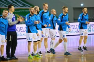 06.02.2021. Kielce. Zaległy mecz 12. kolejki PGNiG Superligi: Łomża Vive - Stal Mielec / Wiktor Taszłow / Radio Kielce