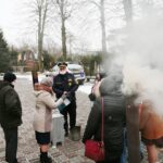 07.02.2021. Kielce. Pokaz rozpalania ognia w domowych paleniskach / Wiktor Taszłow / Radio Kielce