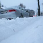 08.02.2021. Kielce. Trudne warunki na drogach / Wiktor Taszłow / Radio Kielce