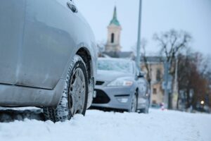 08.02.2021. Kielce. Trudne warunki na drogach / Wiktor Taszłow / Radio Kielce