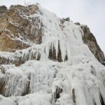 09.02.2021. Kielce. Lodospad na Skałce Geologów na Kadzielni / Wiktor Taszłow / Radio Kielce