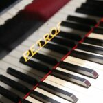 Radio Kielce. Studio GRAM. Fortepian koncertowy PETROF / Wiktor Taszłow / Radio Kielce